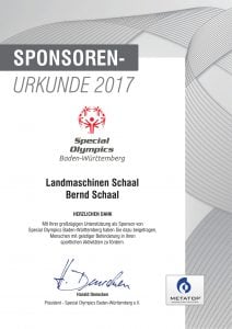 Special Olimpics BW 2017