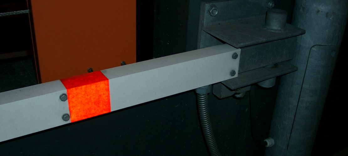 Schranken Schaal Tunnel Schranke Schliessmechanismuss