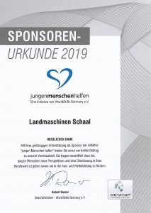 sponsorenurkunde-bernd-schaal-2019